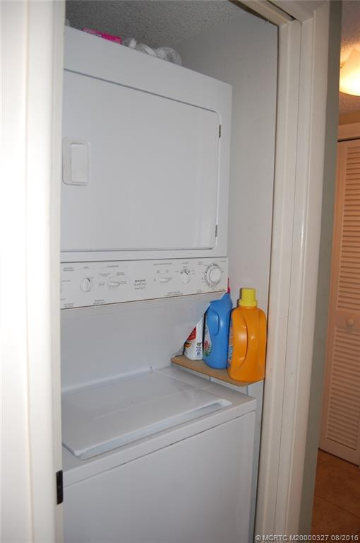 After a day at the beach or boating, the washer & dryer come in handy!