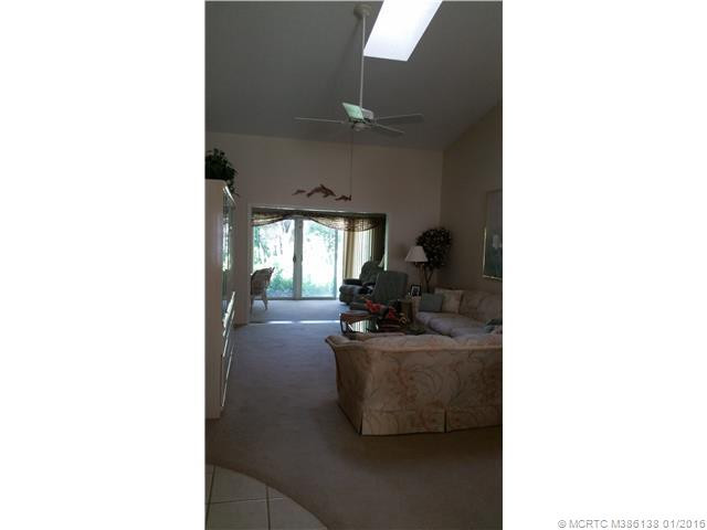 Living Room. Cathedral ceiling with skylight