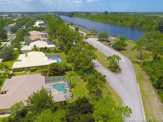 Aerial View. Home is on the bottom left - right by the boat drop off, docks, and walking path!