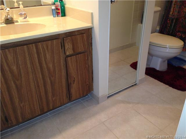 Interior Space/Layout. guest bath with tile floors