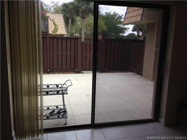 Living Room. sliding door out to fenced patio