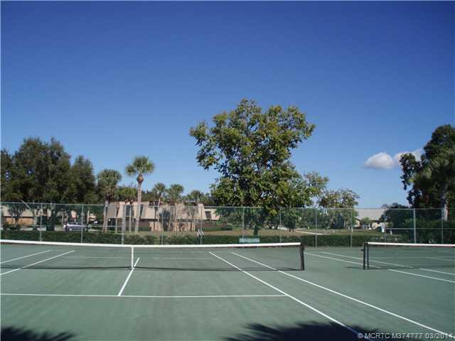 Tennis Court. tennis court in recreation area