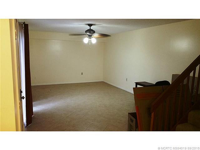 Living Room. Newer tile floor on the diagonal