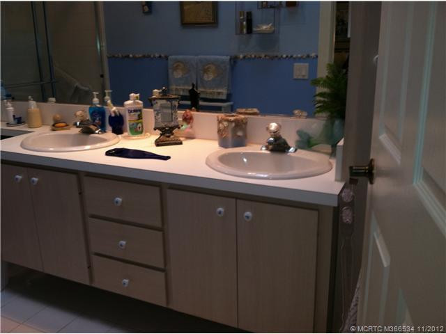 Master Bath/Spa. two bowl sink with shower in master bath