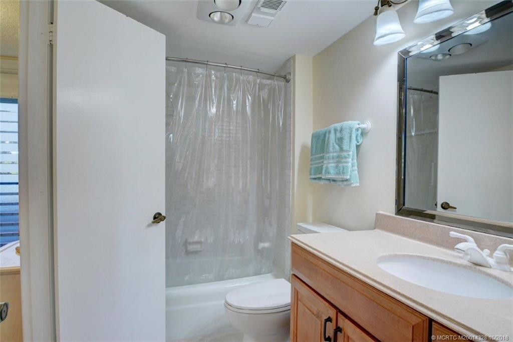 Guest Room Bath that Doubles as Powder Room