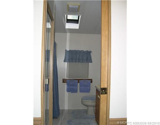 Other. Guest bath with skylight, storage,tub/shower