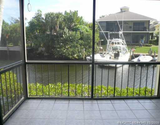 View. Enjoy soft breezes and a nautical view from the screened patio