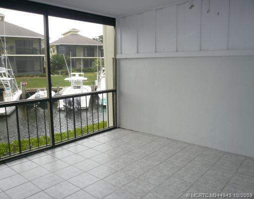 Patio/Deck. View of the waterway and boats outside the large screened patio