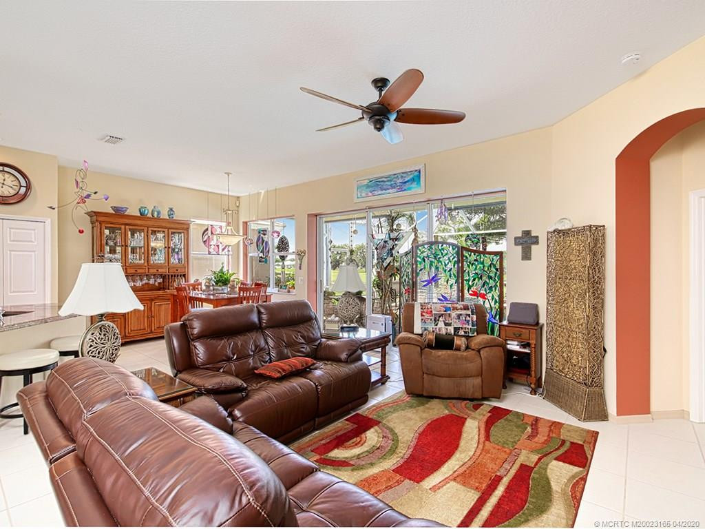 Large open space, sliders for bringing outside in!