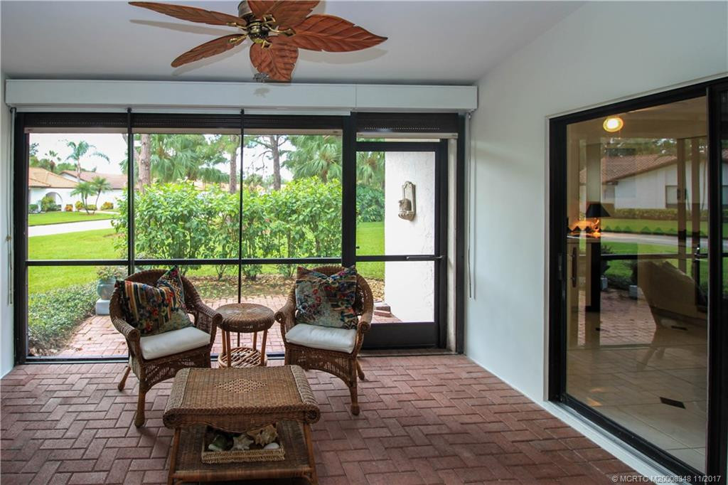 Covered and Screened Patio