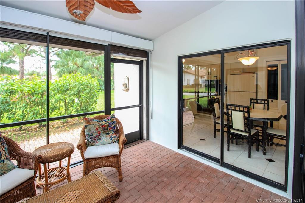 Covered and Screened Patio