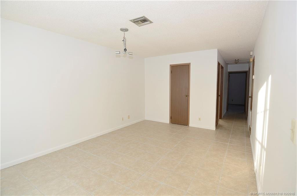 Living room with new tile and nice space