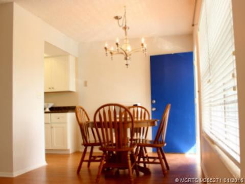 Dining Room. Laminate flooring throughout