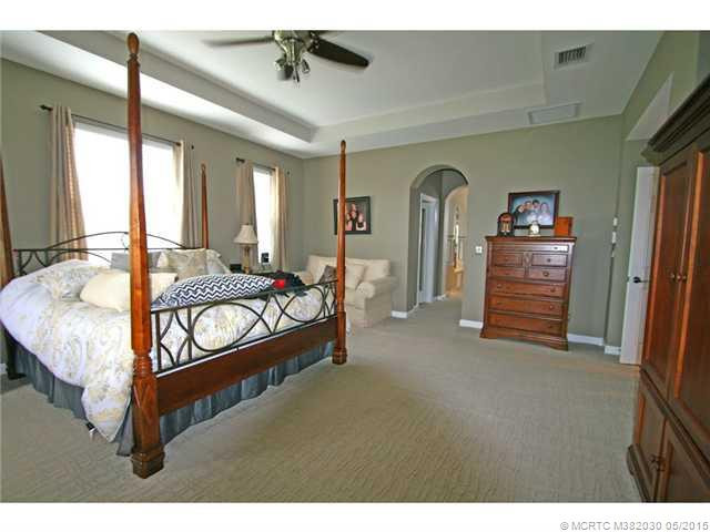 Exterior Front. Master bedroom is spacious with room for a sitting area. Beautiful coffered ceiling