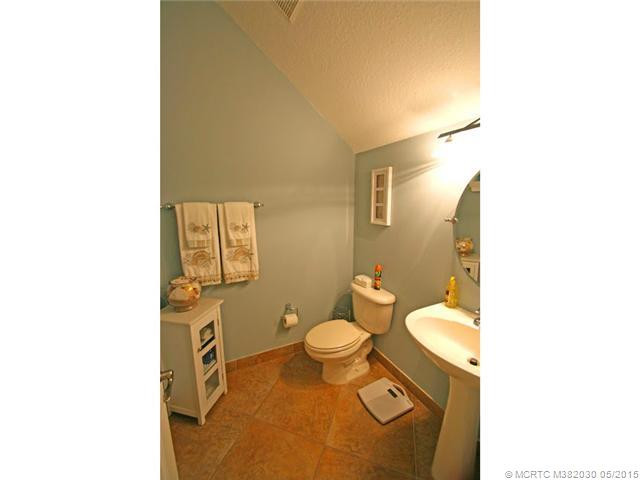 Exterior Front. Half bath on the first floor for your guests