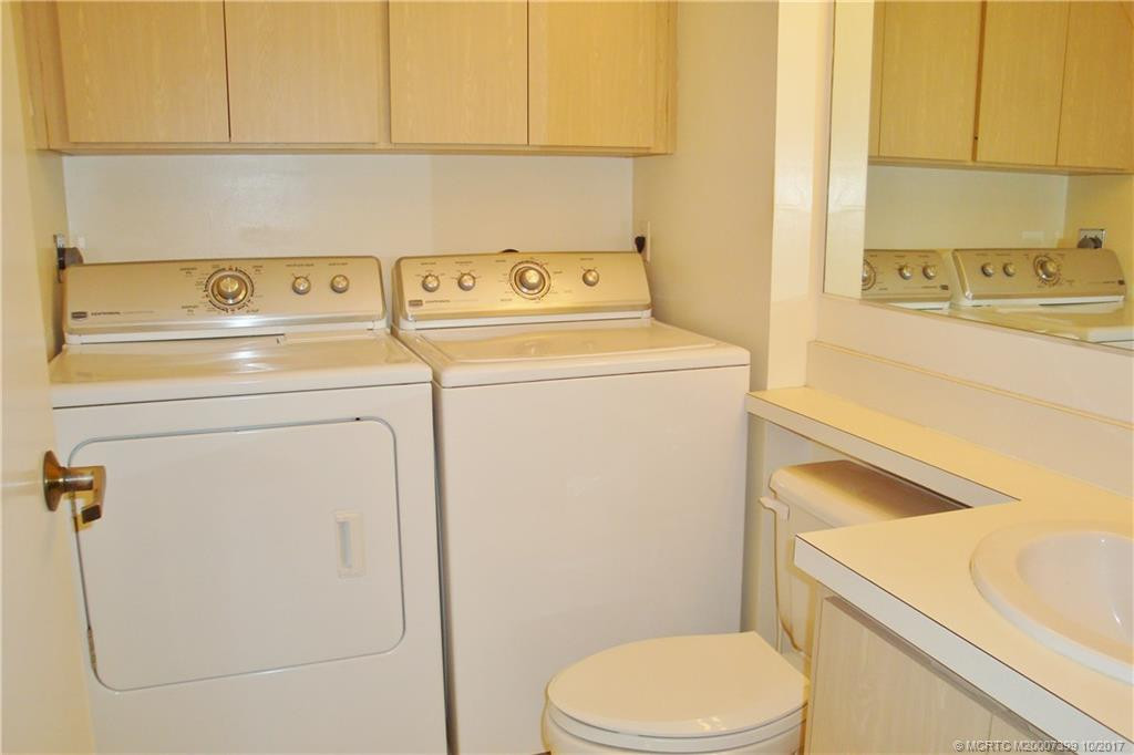 1/2 bathroom with laundry...washer & dryer included.