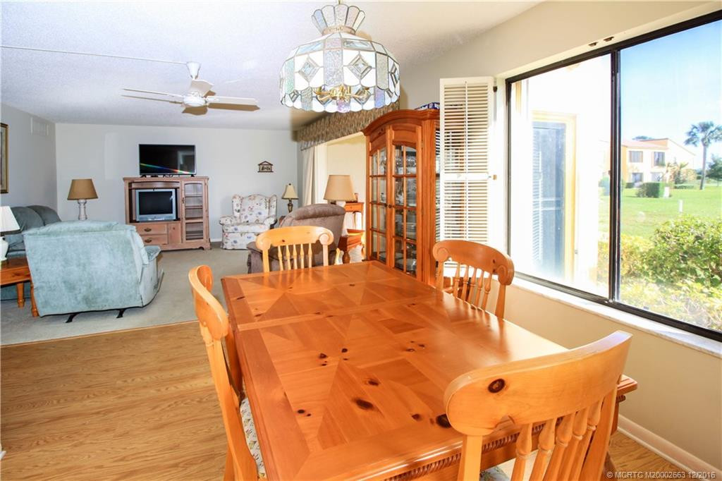 Dining Room with view to the Golf Course