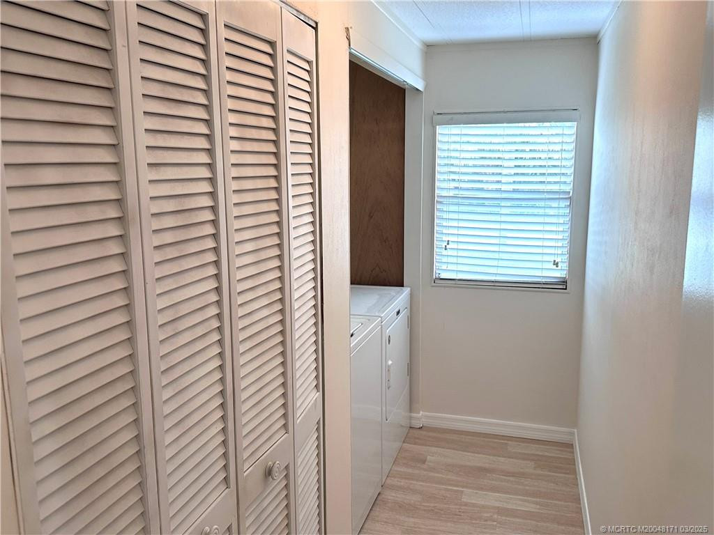 Laundry Room with Storage Closet