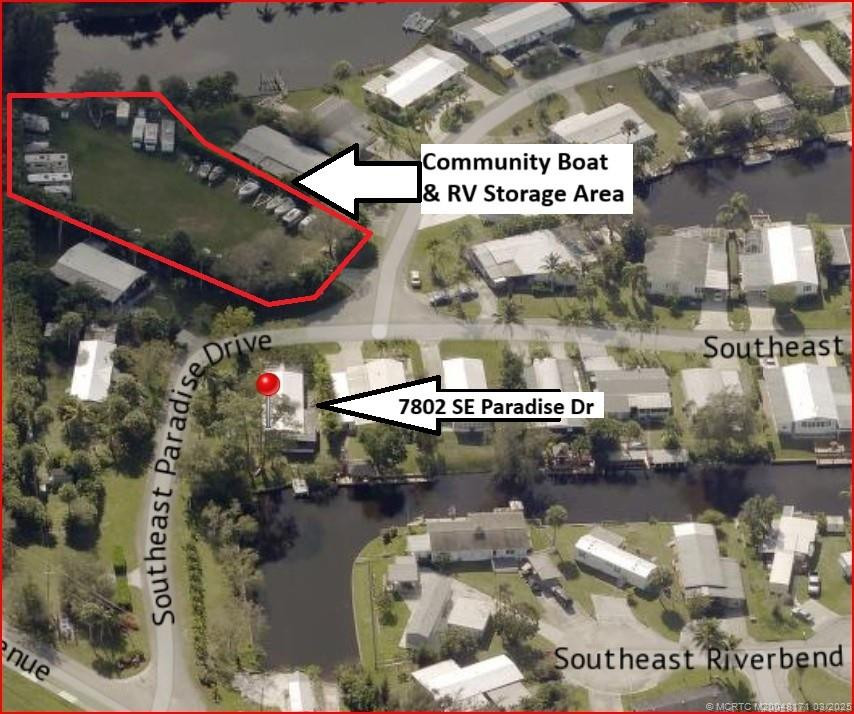 Community Boat RV Storage Area