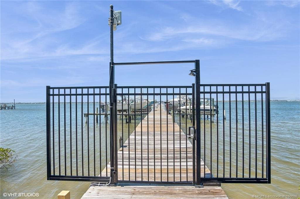 Marina secured gate
