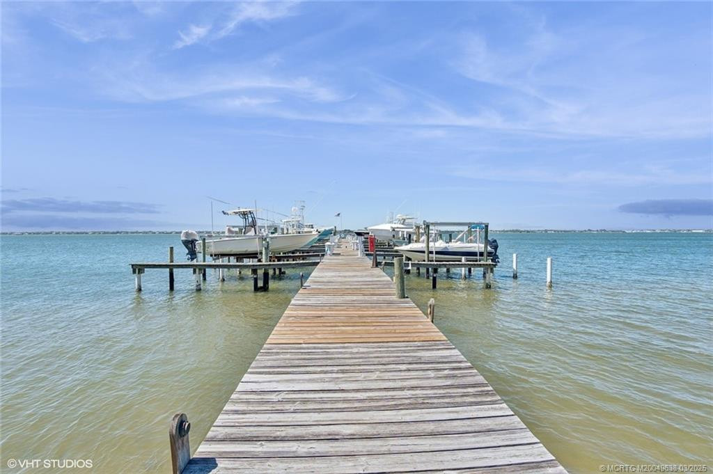 one of two docks