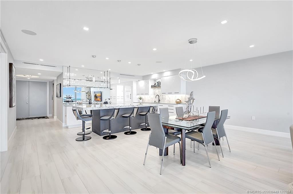 Large space for entertaining