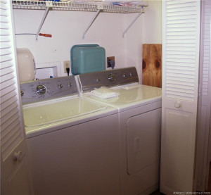 Washer, Dryer and Laundry sink
