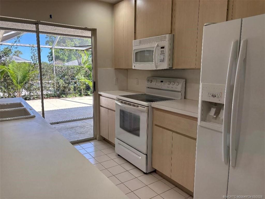 Kitchen with lots of natural light