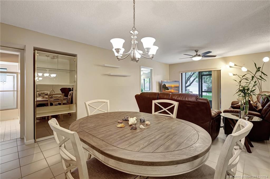 Lovely dining area.
