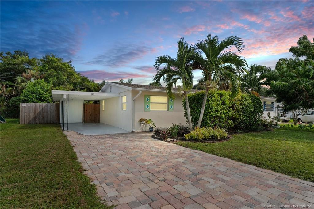 Property photo for 419 SE Fini Drive, Stuart, FL 34996