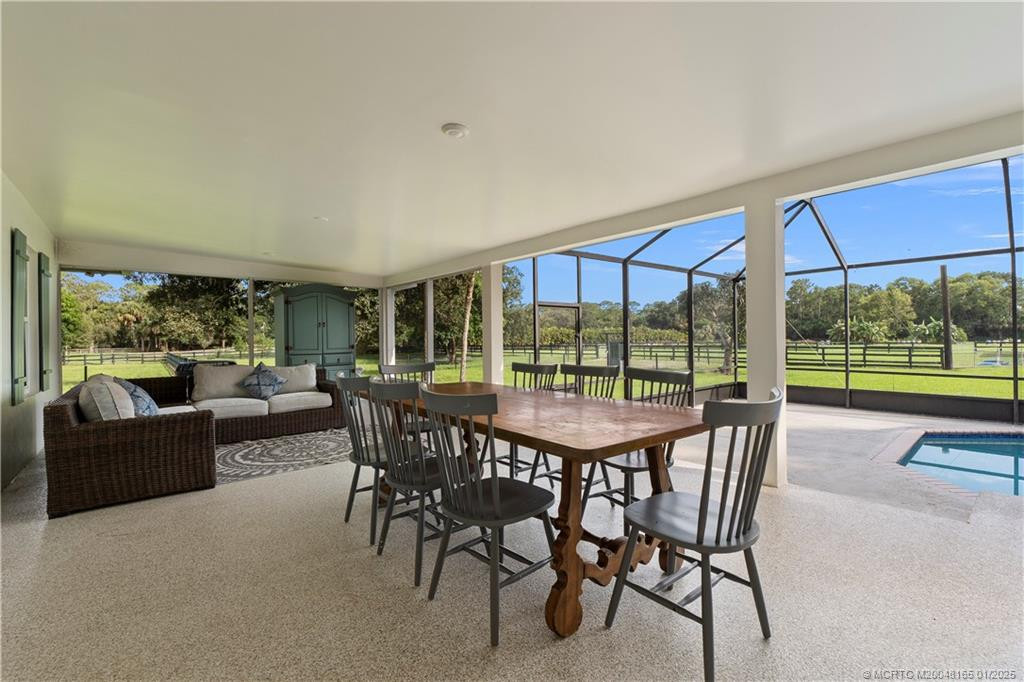 Screened pool and porch
