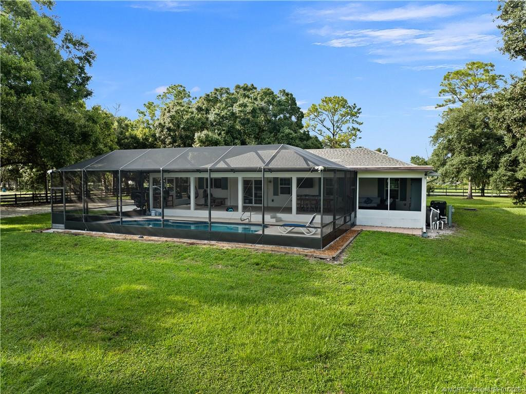 View of back of home