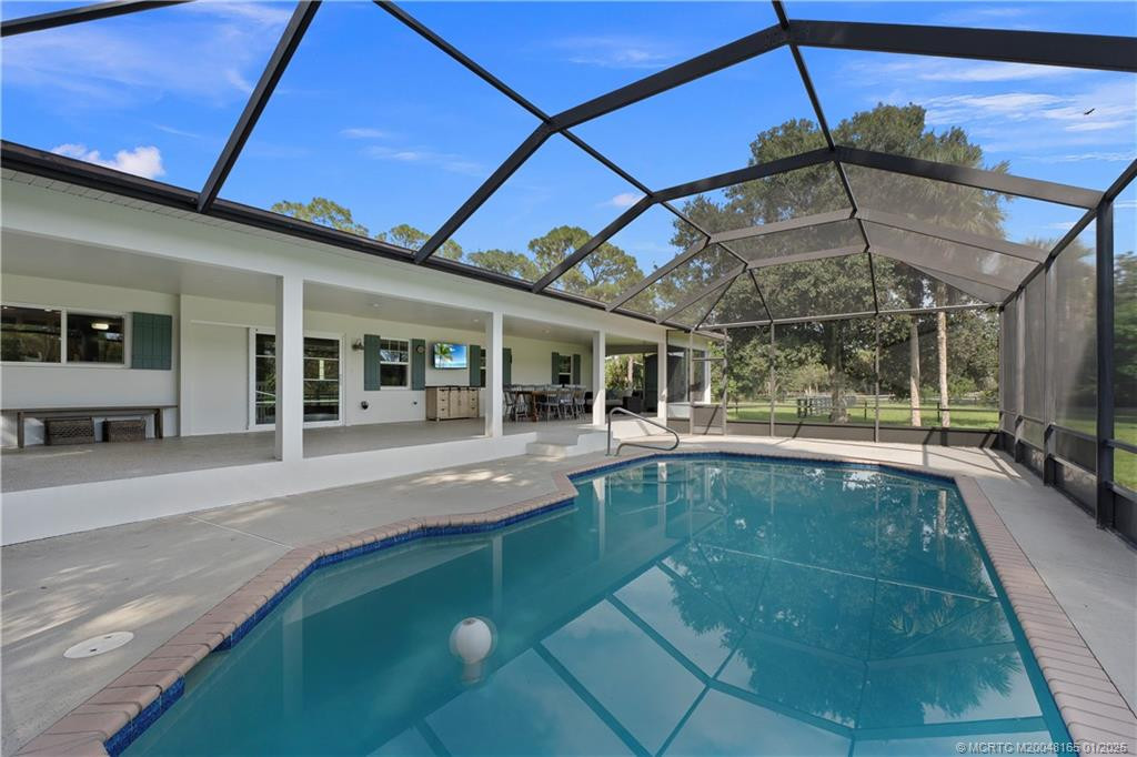 Screened pool and porch