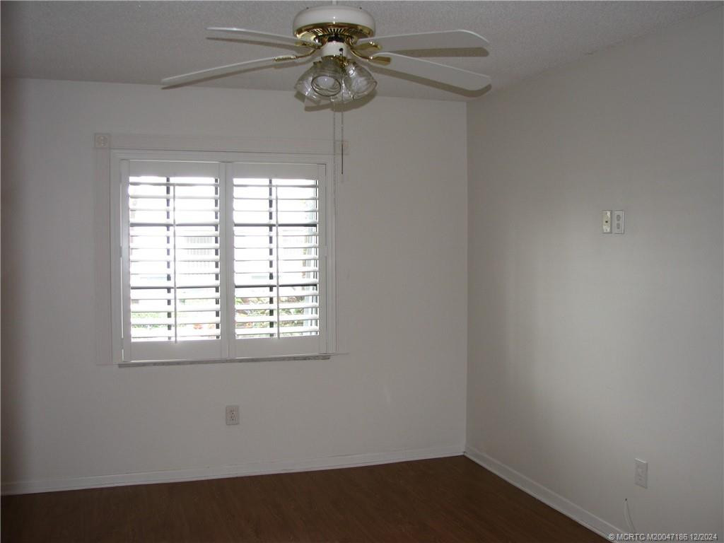 Bedroom 1 with Plantation Shu;tters