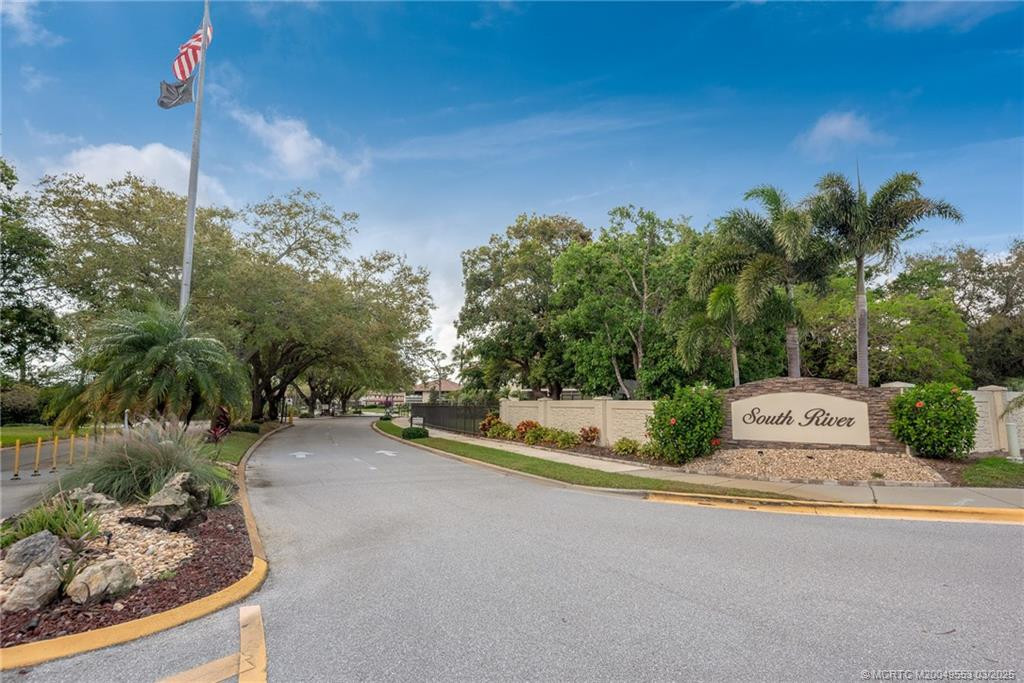 Community Gated Entrance