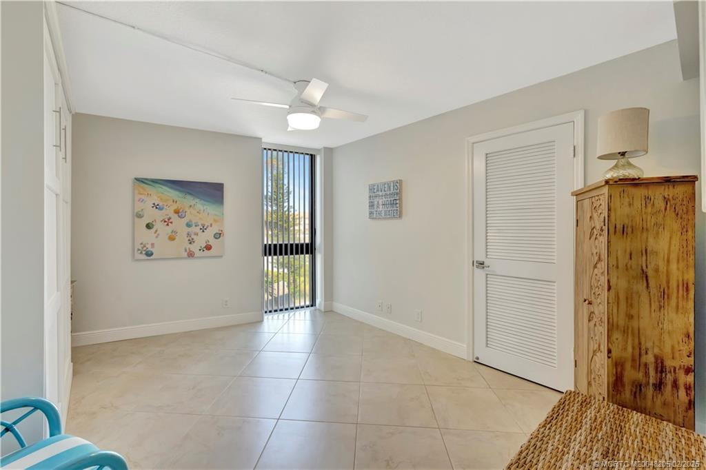 2nd Bedroom with West Window and Laundry Closet