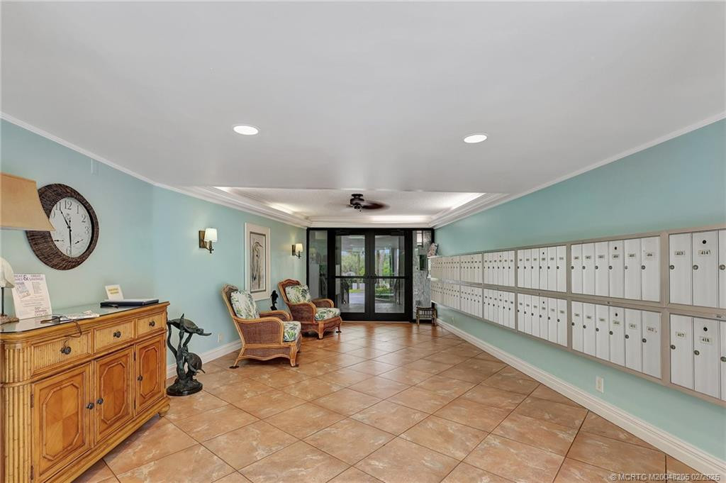 Main Lobby and mailroom
