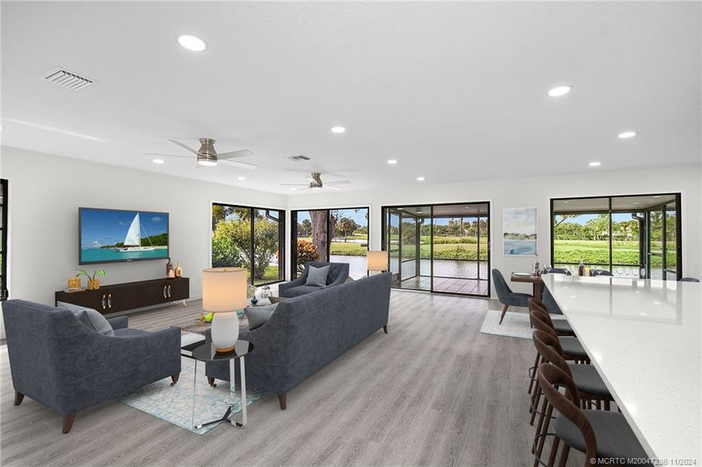 Virtual Staging of Living Area 1
