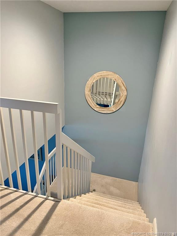 Stairwell to the upstair bedrooms