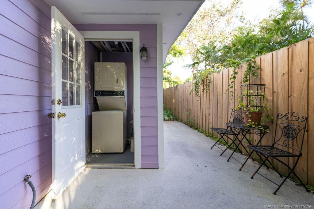 This is 1 of the 2 washer/dryer set-ups at the property.