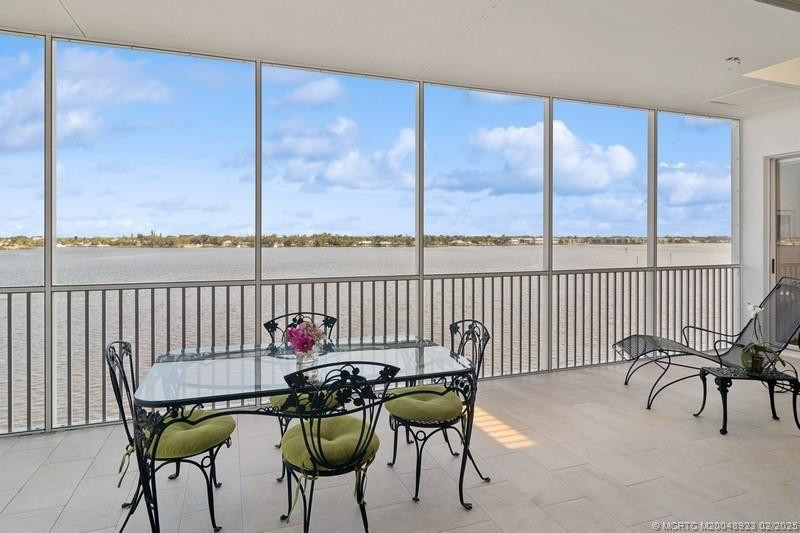 Lanai has Skylight with Plantation Shutter...