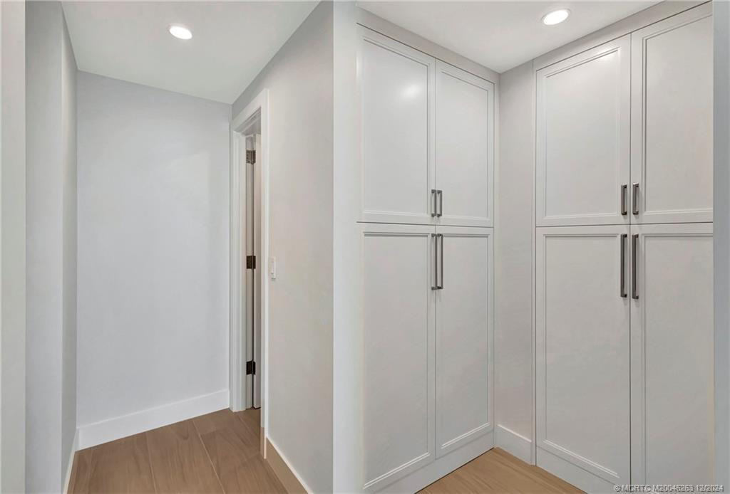 Double pantry in kitchen