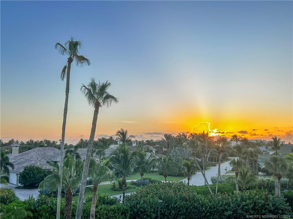 Sunrise from the guest bedroom balcony