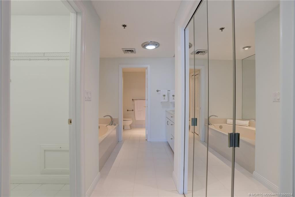 Walk-in Closet on left...