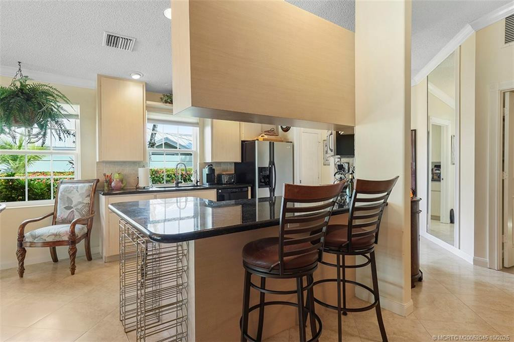 with counter seating for a quick meal...