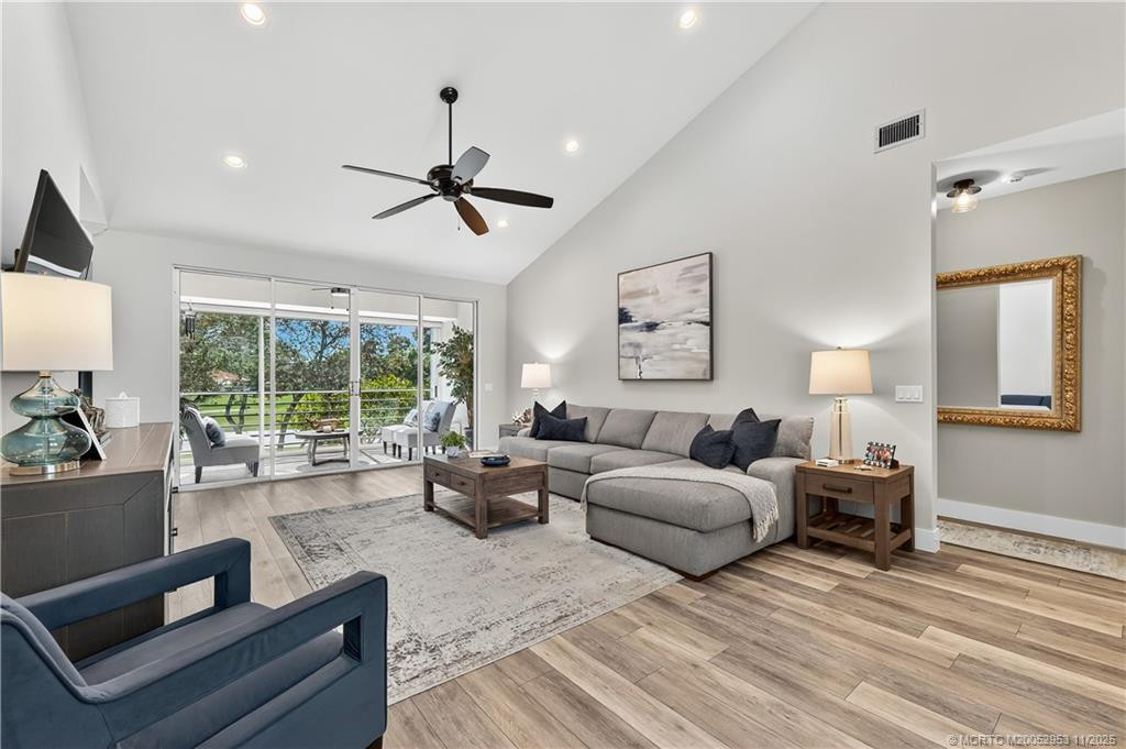 Living Room at 12463 Harbour Ridge Boulevard 2-6, Palm City