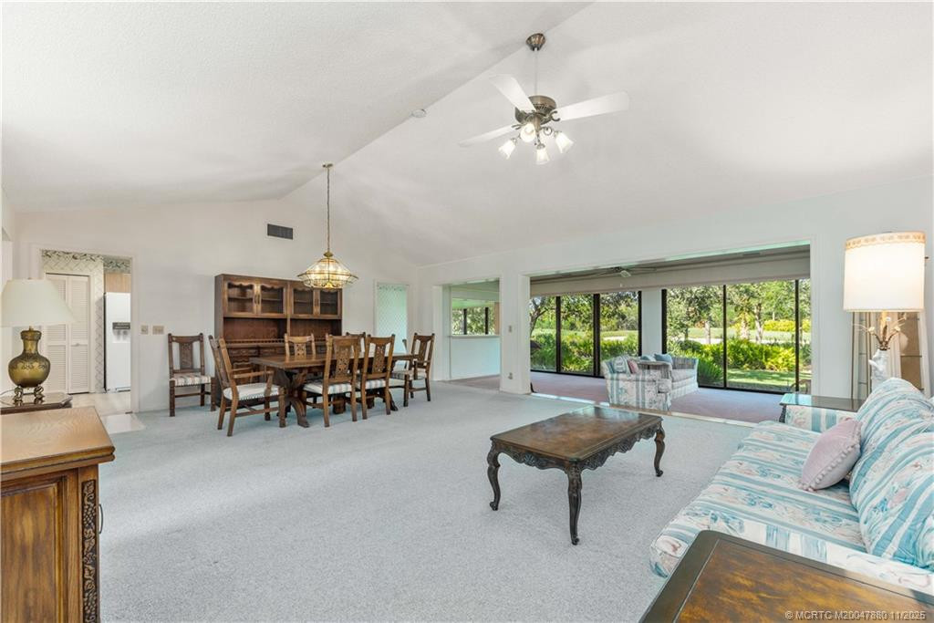 Living Room at 2106 NW Greenbriar Lane, Palm City