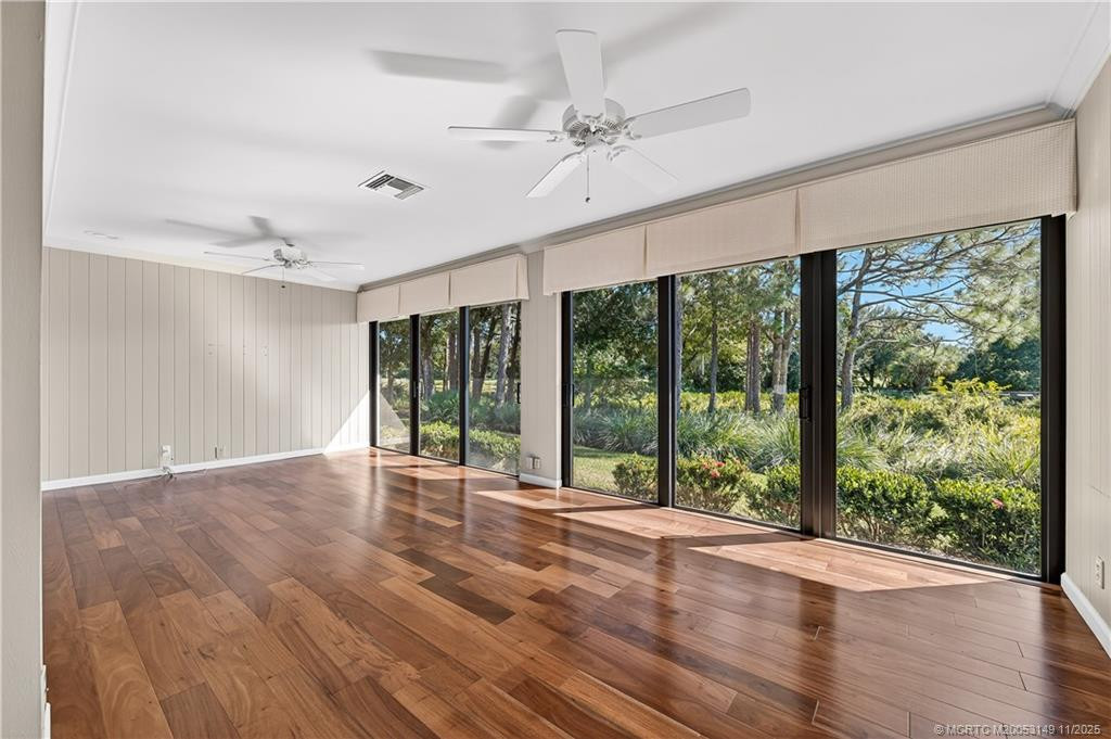 Enclosed patio - sliding doors