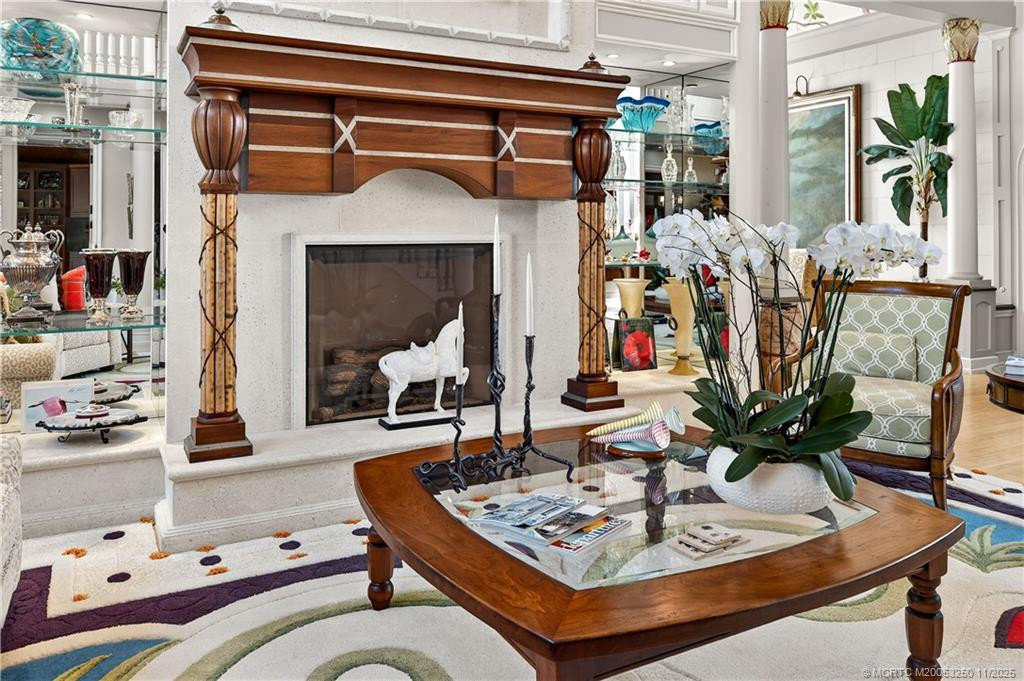 Hand-Crafted Gas Fireplace