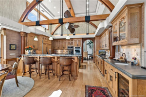 Magnificent Chefs' Kitchen. Inlayed Bamboo Custom Cabinetry.